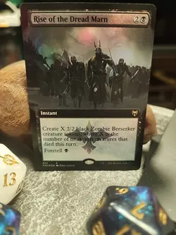 MTG Rise of the Dread Marn - Extended foil art - Kaldheim #354 - Image 1