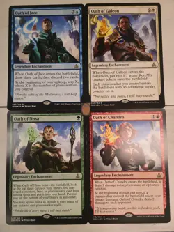 MTG Giant Oversized (19x26) Oath of the Gatewatch Set Jace Gideon Chandra Nissa - Image 1