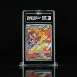 Pokemon TCG Team Rockets Moltres ex STAMPED - TAG 10 - Image 1