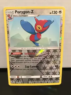 Porygon-Z 105/147 Rare Reverse Holo Pokemon Burning Shadows - Image 1