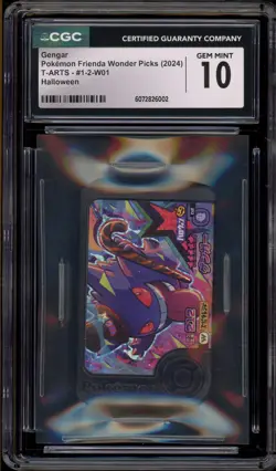 Pokemon Gengar Pokemon Frienda Wonder Picks Halloween T-ARTS #1-2-W01 CGC 10 - Image 1