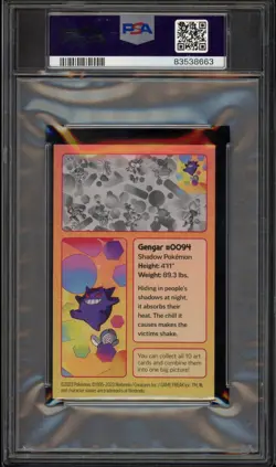 Pokemon Gengar/Poliwag 151 Mini Tin SV PSA 9 Mint - Image 2