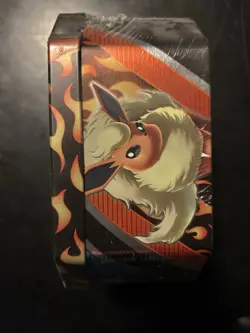 Pokemon TCG Eevee Evolutions Tin Flareon V- FACTORY SEALED - Image 4