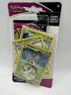 Pokemon TCG: Sword & Shield Fusion Strike Single Pack Blister (RillaBoom)!2021 - Image 1
