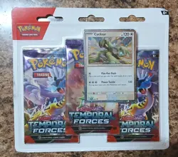 Pokemon TCG, SV5 Temporal Forces 3 Pack Blister and Promo Card - Image 2