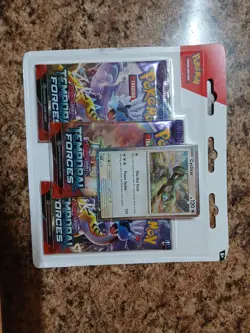 Pokemon TCG, SV5 Temporal Forces 3 Pack Blister and Promo Card - Image 3