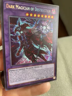 YuGiOh Dark Magician of Destruction 1st Edition MZMU-EN011 Secret Rare - Image 2