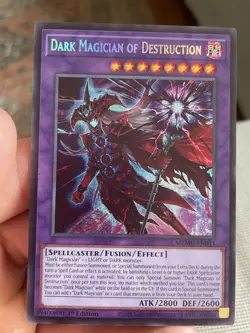 YuGiOh Dark Magician of Destruction 1st Edition MZMU-EN011 Secret Rare - Image 4