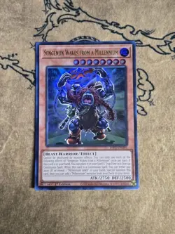 Yugioh Sengenjin Wakes from a Millennium INFO-EN001 1st Edition Ultra Rare NM - Image 1