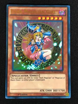 Yugioh Dark Magician Girl YGLD-ENB03 1st Ultra (NM) - Image 1