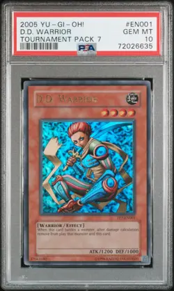Yugioh PSA 10 2005 D.D. Warrior TP7-EN001 Ultra Rare Promo *6635 - Image 1