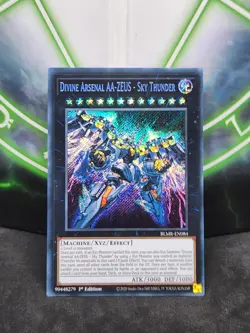 Yugioh Divine Arsenal AA-ZEUS - Sky Thunder BLMR-EN084 Secret Rare 1st Ed NM - Image 1