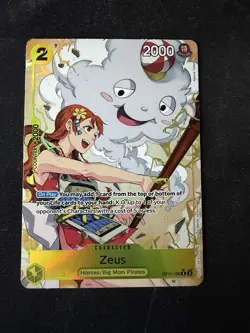 One Piece CCG Zeus Op11-106 Alt Art NM - Image 1
