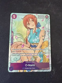 One Piece CCG Illustration Box Volume 1 OP05-062, O-Nami, English Edition NM - Image 1
