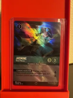 Jasmine - Desert Warrior ENCHANTED Disney Lorcana Ursula's Return 212/204 - Image 1