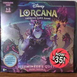Disney Lorcana Illumineer's Quest Deep Trouble Kit Prebuilt Decks & Cards - Image 1