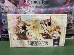 Factory Sealed Disney Lorcana TCG Fabled Booster Box W/ Protector - Image 2