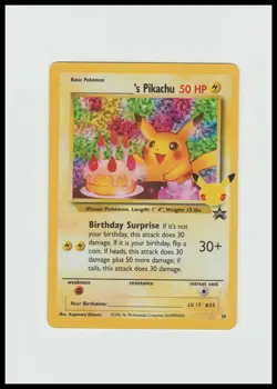 Celebrations: Classic Collection #24/53 ______'s Pikachu Holo NM Pokemon Card - Image 1