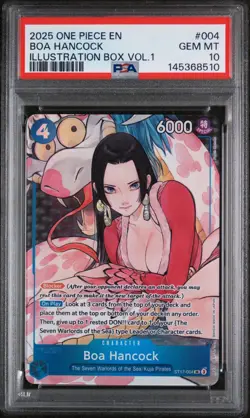 Boa Hancock (Illustration Box Vol.1) ST17-004 One Piece Promo Cards Foil PSA 10 - Image 1