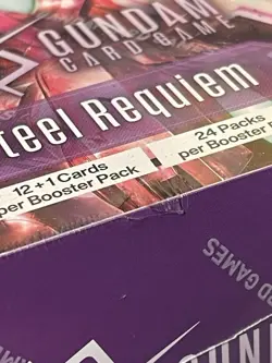 NEW RIP Steel Requiem Booster Box GD03 Gundam Card Game W/ Oblivion Playmat - Image 5
