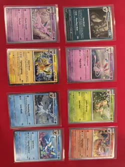 Prismatic Evolutions Cosmos Holo Promo Cards Full Set Of 8 Eeveelutions Umbreon - Image 1