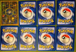 1999 Pokemon TGC English 1 st Edition Holographic Cards. Set of 8, New - Image 2