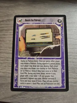 Star Wars CCG Boonta Eve Podrace LS Black Border R Card Decipher Tatooine BB - Image 1