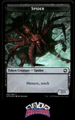 MTG Spider // Faerie Dragon Double-Sided Token #7 // 4 NM-MT Magic The Gathering - Image 2