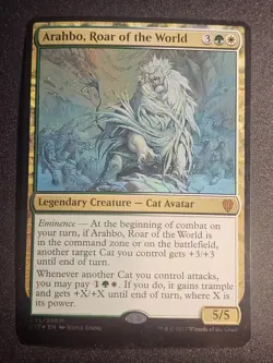 MTG - Arahbo, Roar of the World C17 Oversized - Image 1
