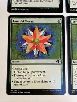 4x Mtg Dominaria Remastered Emerald Charm NM/M Magic The Gathering - Image 2