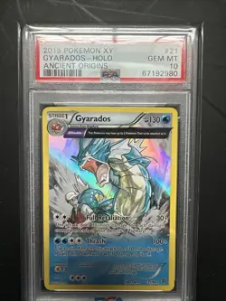 Pokemon Gyarados Holo Rare TCG Card Ancient Origins 21/98 PSA 10! - Image 1