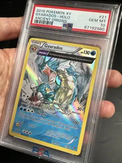 Pokemon Gyarados Holo Rare TCG Card Ancient Origins 21/98 PSA 10! - Image 3