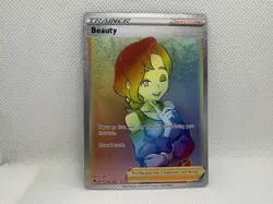 Pokemon TCG Beauty Vivid Voltage Holo Card 194/185 Rainbow Secret Rare - Image 1