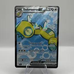 Pokemon Dudunsparce EX 178/159 Sv09: Journey Together Ultra Rare Holo - Image 1