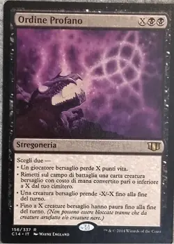 Profane Command x1 - ITALIAN - Commander 2014 - Magic the Gathering MTG - Image 1