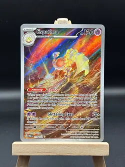 Espathra 197/182 Illustration Rare Near Mint Paradox Rift Holo Pokemon TCG Card - Image 1