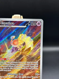 Espathra 197/182 Illustration Rare Near Mint Paradox Rift Holo Pokemon TCG Card - Image 4