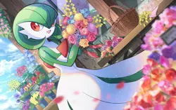 Pokemon anime kokoroko pok mon ruby sapphire gardevoir Pad Gaming Mat Desk - Image 1
