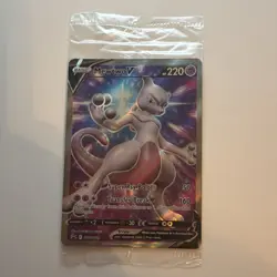 Pokemon Mewtwo V SWSH229 Sword & Shield Promo Card Holo 220 HP V - Image 1