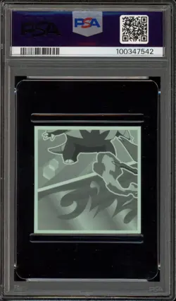 Pokemon Mega Gengar Lotte Coll. Wafer Stickers S.3 Japanese Holo #60 PSA 10 - Image 2