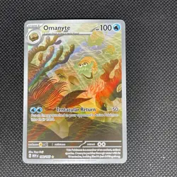 Omanyte 180/165 Scarlet Violet 151 Illustration Rare Pokemon Card Mint NM/M - Image 1