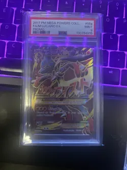 Pokemon XY Furious Fists Alternate Promo M Lucario EX - 55a Promo - PSA 9 - Image 1
