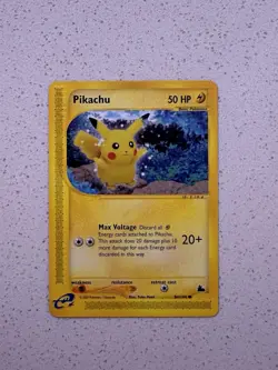 Pikachu 84/144 Skyridge Regular Non-Holo Rare Pokemon TCG Nintendo LP - Image 1