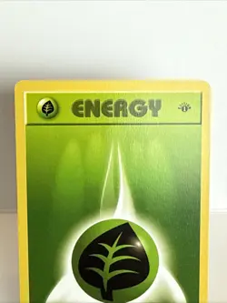 1999 Pokemon Base Set 1st Edition (Shadowless) #099/102 Grass Energy - Image 2
