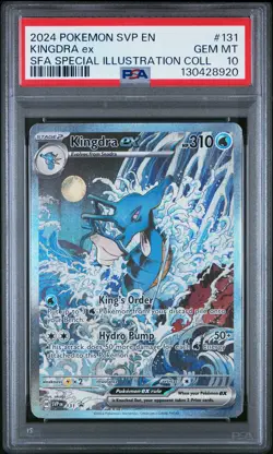2024 Pokemon Black Star Promo Kingdra Ex #131 GMT PSA 10 SFA Special Illus. Coll - Image 1