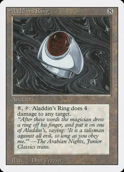 MTG Aladdin's Ring Revised Edition Regular - Image 1