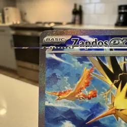 Zapdos EX 202/165 Scarlet & Violet 151 Special Illustration Rare Pokemon TCG NM - Image 4