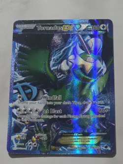 Tornadus EX Plasma Freeze Full Art Holo Ultra Rare Pokemon Card 114/116 2013 - Image 1