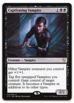 MTG - 3 x Captivating Vampire - 3x x3 - Commander 2017 Regular NM - Image 1