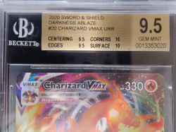 2020 Pokemon Charizard VMAX#020 Sword&Shield Darkness Ablaze Holo-Beckett-9.5! - Image 2